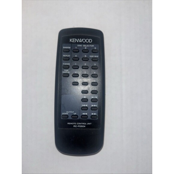Genuine Kenwood Remote Control RC-P0504 - Picture 1 of 3